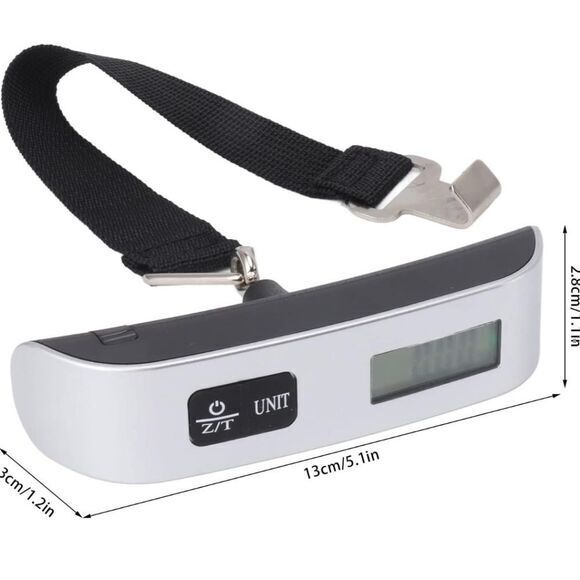 Portable Digital Luggage Scale for Travel Weighs Up to 110 Lbs. - Picture 2 of 13